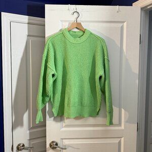 EUC - Aerie - Mint Green - Chunky Oversized Sweater - Size XS